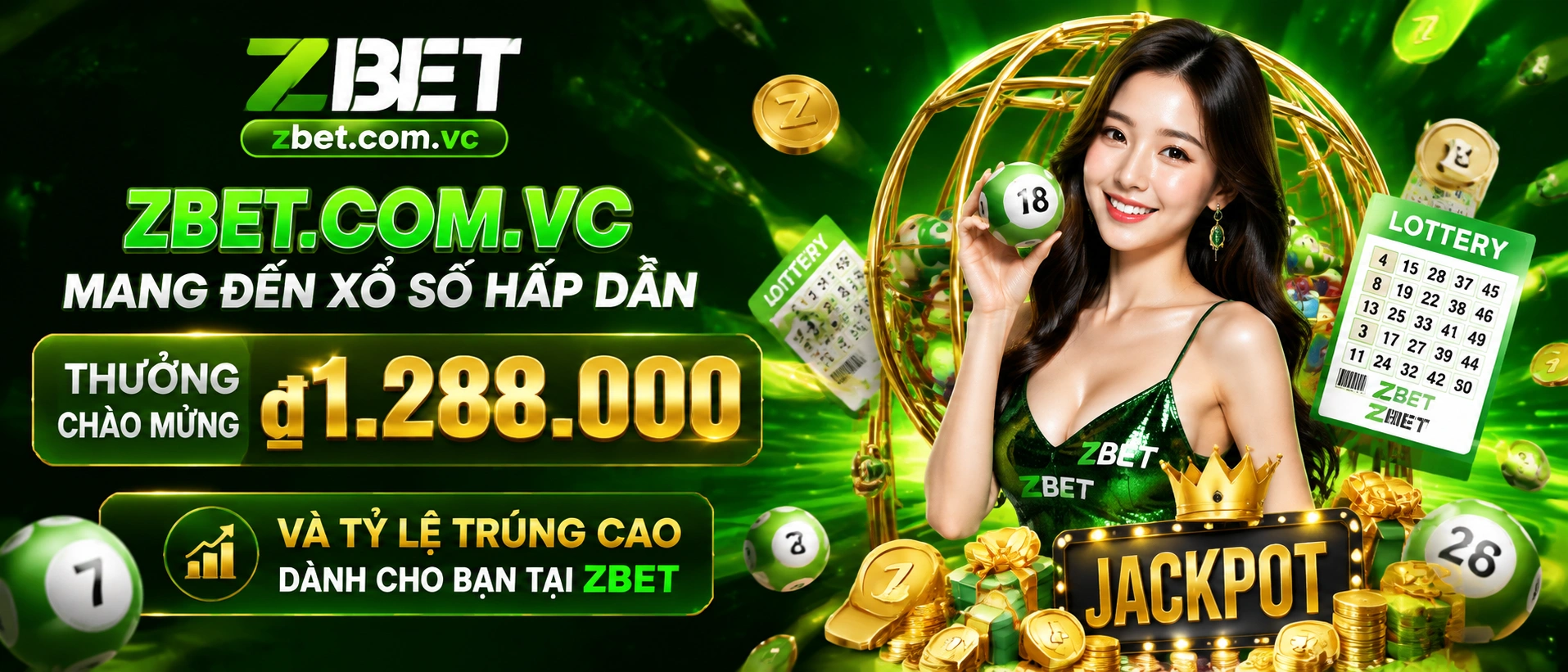 Giao diện Xổ Số ZBET với trung tâm dữ liệu kết quả